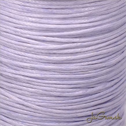 Voskovaná šnúrka 1mm, sivá. - 1m (1320)